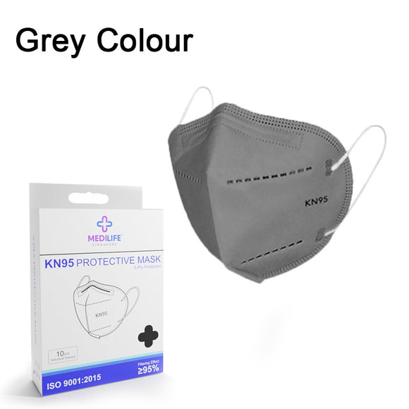 Medilife KN95 10pcs/box (Grey)