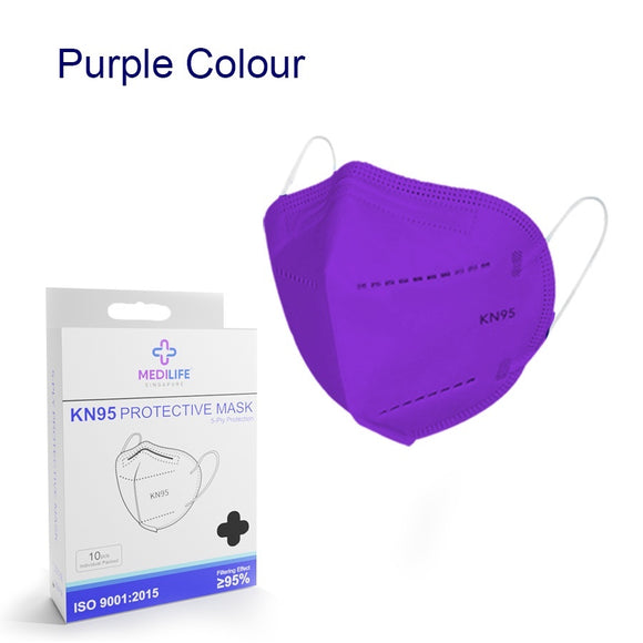 Medilife KN95 10pcs/box (Purple)